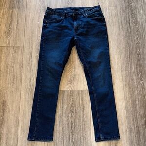 Slim Fit Men's Jeans in Deep Indigo